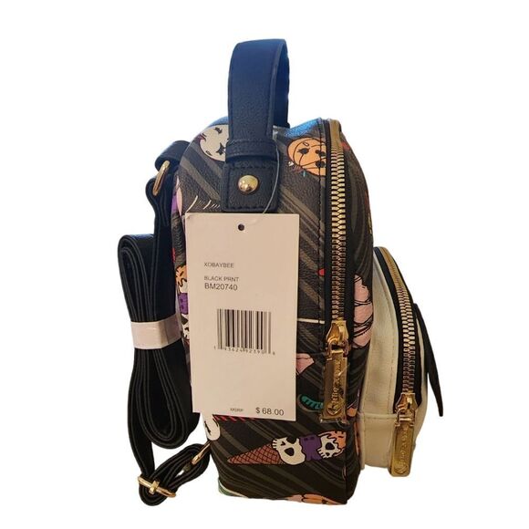 Betsey Johnson  small backpack dog face with Halloween print main image 7